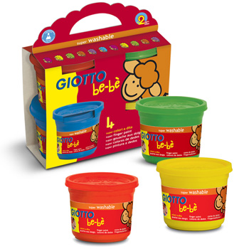 Guache Pintura Dedos 150mlx04 Giotto Be-Be